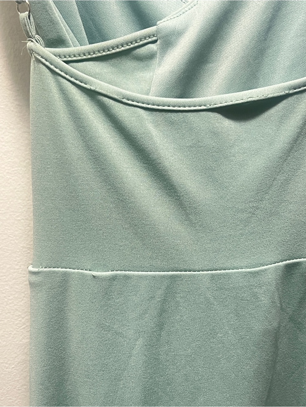 Mint Green Ruched Wrap Maxi Dress - Picture 5 of 14